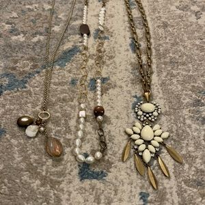Three Long Necklaces - Great for layering
